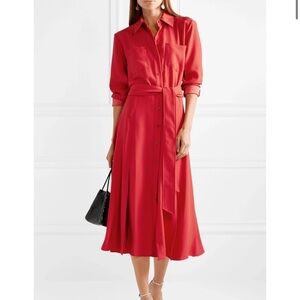 Veronica Beard Cary Midi Shirt Dress Size 0